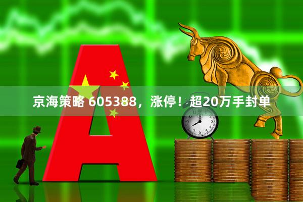 京海策略 605388，涨停！超20万手封单