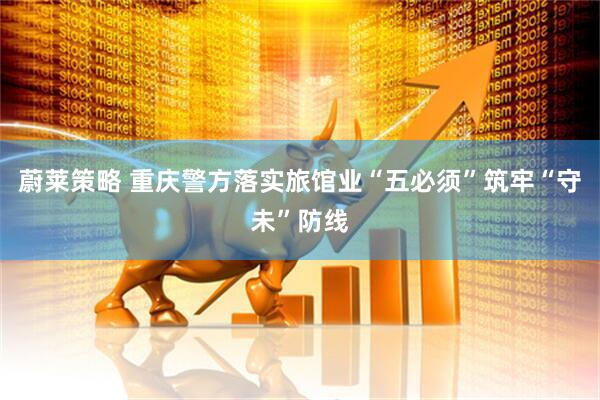 蔚莱策略 重庆警方落实旅馆业“五必须”筑牢“守未”防线